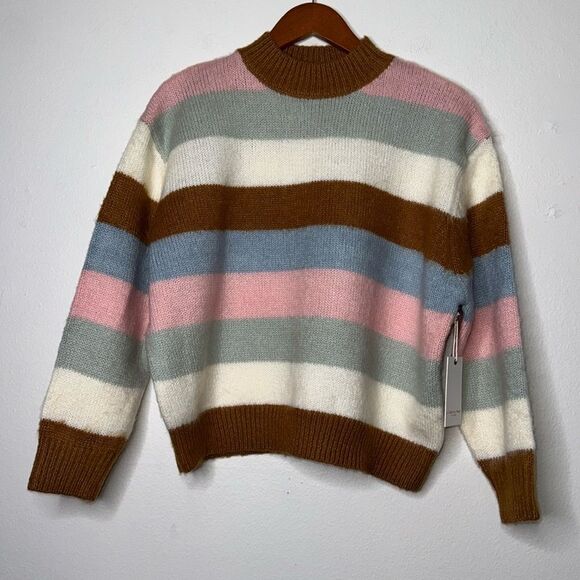 A Collective Story Stripe Pullover Sweater Size Medium - Picture 5 of 8